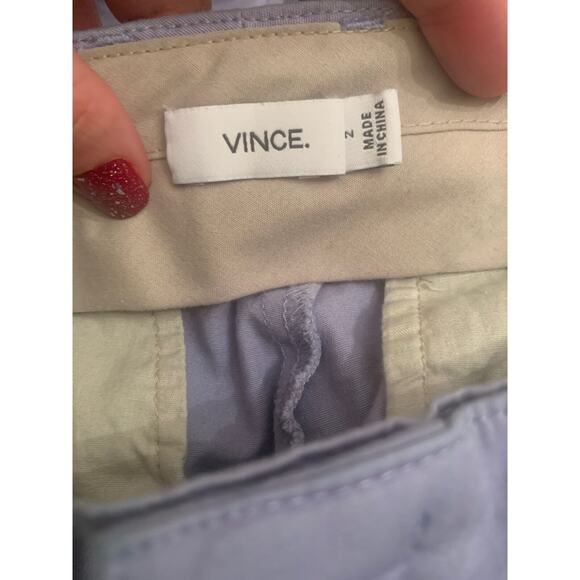 Vince. blue flat front casual pants size 2 - Picture 3 of 7